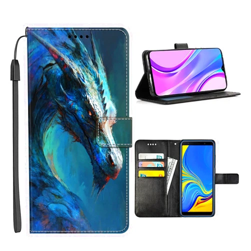 DeweiDirect Wallet Case for OnePlus Nord Nord 2 5G Nord N10 Nord N100 Nord N20 7Z with Dragon-BT3,Multifunction Folio Pocket