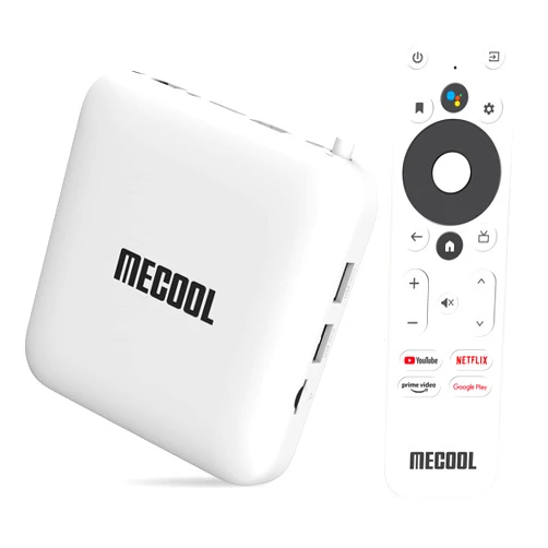 MECOOL Android 10.0 TV Box, KM2 Smart TV Box Netflix Google Certified USB 3.0 Ultra 4K HDR 2GB 8GB Support 2.4G 5.0G WiFi BT 4.2 with Amlogic S905X2 Google Assistant Dolby Audio