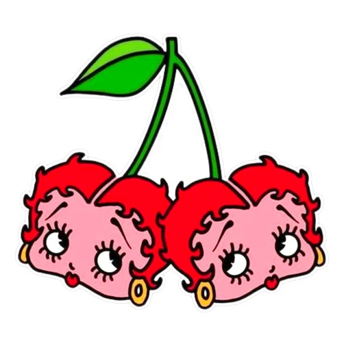SMJ Designs Cherry Boop!! Sticker Vinyl Waterproof Sticker Decal Car Laptop Wall Window Bumper Sticker 5