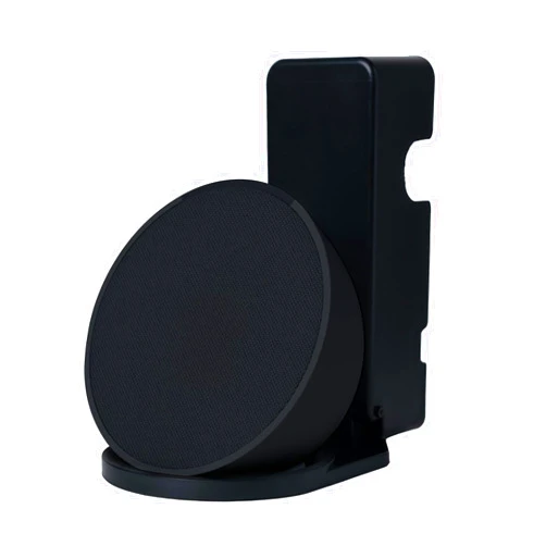 shinar Wall Mount Holder for Echo Pop, Outlet Hanger Stand for Echo Pop with Cable Management, Premium Space-Saving Stand Hanger Wall Holder for Echo Pop (Black)