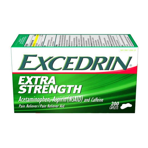 Glaxosmithkline Consumer Healthcare Excedrin Extra Strength Pain Relief Caplets – Headache Relief – 200 Count