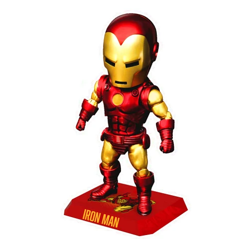 Beast Kingdom Marvel Comics: Classic Iron Man EAA-105 Egg Attack Action Figure, Multicolor