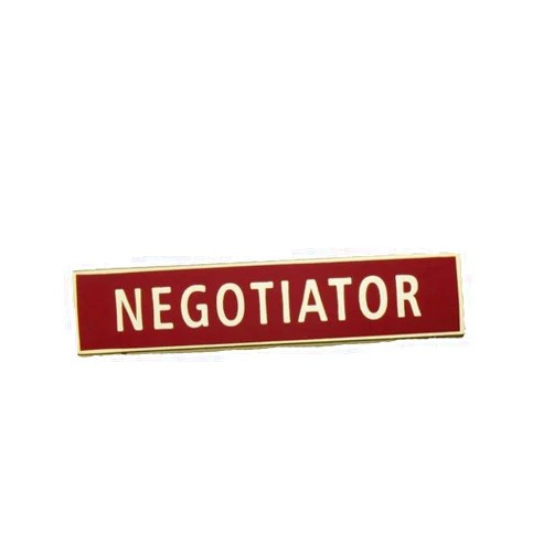 HIBADGE Uniform Citation Bar Negotiator Citation Bar Merit Award Commendation Lapel Pin