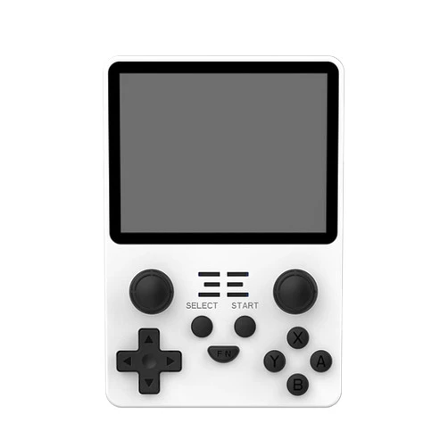 Petforu Powkiddy RGB20S Handheld Retro Game Console with Built-in Games (64G 15000 Games White)