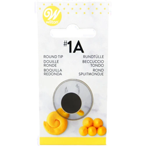 Wilton Decorating Tip-1A Round Carded, Package May Vary