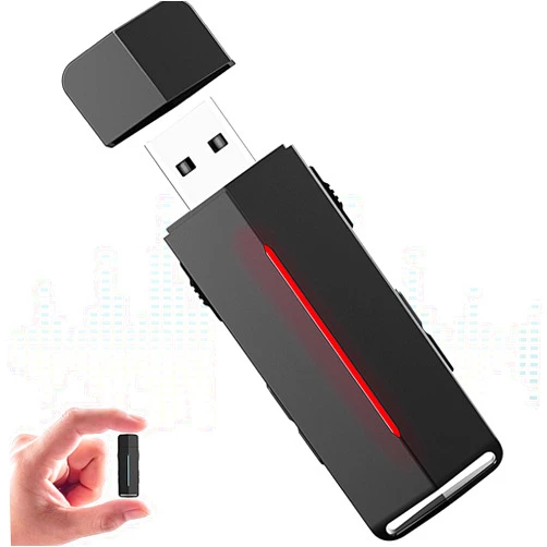 FOZIMOA Digital Voice Recorder, 64GB USB Recording Device with 750 Hrs Recording Capacity,Digital Audio Recorder Perfect Capture Every Word for Lecture Interview Meeting Class etc