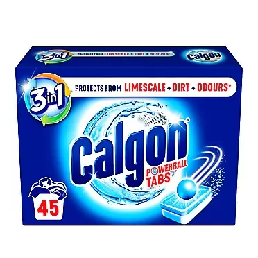 Calgon Tablets 3-In-1 Water Softener, 45 Tablets