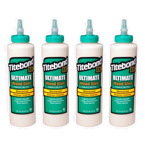 Titebond III Ultimate Wood Glue, 16-Ounces #1414 (4-Pack)