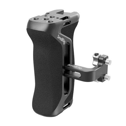SmallRig Aluminum Side Handle for Camera Cages, Universal Ergonomic Side Handgrip with Bulit-in 1/4