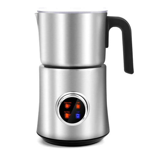 YiNiiOiOi Milk Frother and Steamer, 4-in-1 Detachable Milk Frother, Automatic Hot & Cold Foam Maker and Milk Warmer, 22oz/650ml, Knob Control, Dishwasher Safe for Latte, Cappuccino, Hot Chocolate