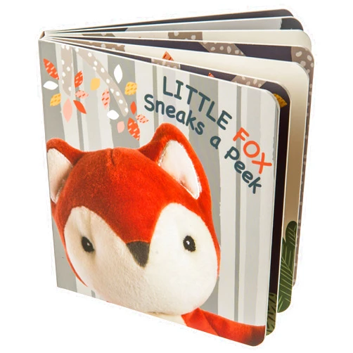 Mary Meyer Leika Baby Board Book, 6 x 6-Inches, Little Fox