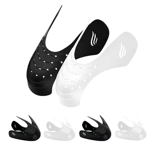 DOUKEN 4 Pair Sneaker Creases Protector, Shoe Guards to Hold the Shape of the Shoe, Sneaker Protector for Men's Size 7-12/ Women's Size 5-8
