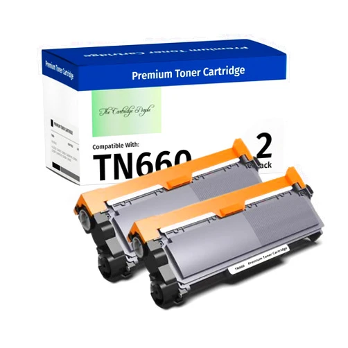 The Cartridge People 2pk New Compatible TN660, TN630, Black Toner Cartridge 2,600 Pages Hi-Yield, DCP-L2520DW, DCP-L2540DW, HL-L2360DW, HL-L2380DW, MFC-L2685DW, MFC-L2700DW, MFC-L2707DW, MFC-L2720DW,
