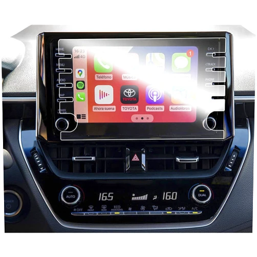 Mobilite Nano Glass Screen Protector for 8 Inch Toyota Corolla Sports Sedan Hatchback 2019 2020 2021 Tacoma 2020 2021 2022 Venza 2021 2022 C-HR Navigation Display Nano 9H Anti-Scratch GPS Protective Film
