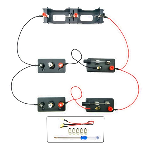 EUDAX School Labs Basic Electricity Discovery Circuit Kit for Introductory Electronics