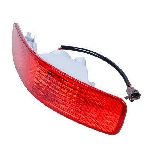 Astra Depot Left Rear Bumper Side Marker Reflector Tail Light Lamp with 21W Bulb Compatible with 2007-2012 Mitsubishi Outlander Peugeot 4007 Citroën C-Crosser