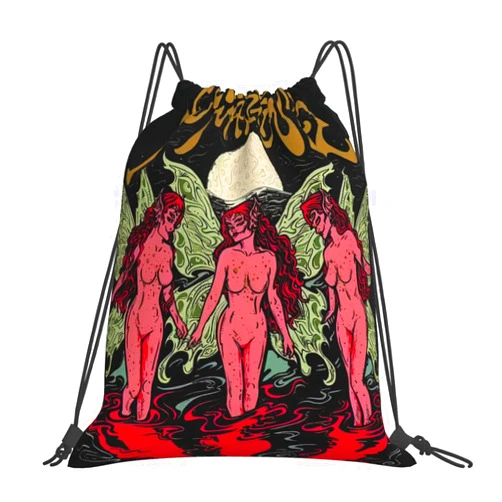 CVAHAOIUB Melanie Great Artist Martinez Drawstring Backpack Bags Foldable Gym Bag Stylish Storage Bag for Men Women String Daypack Sports Sackpack for Party