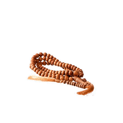 Nusantara Shop Sandalwood Tasbih 99 8mm - Islamic Prayer Beads, Tasbeeh, Muslim Rosary, Masbaha, Misbaha, Tesbih, Tespih, Dhikr Beads, Zikr Beads, Sibha, Muslim Mala, Worry Beads, Prayer Counter