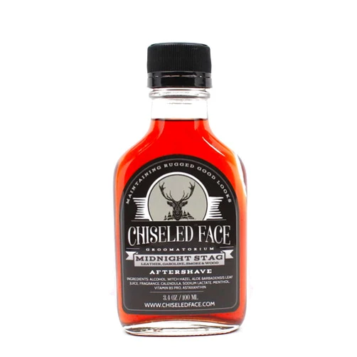 Chiseled Face Groomatorium Midnight Stag Aftershave Splash By Chiseled Face Groomatorium - Handmade, Small Batch, Luxury Grooming Products