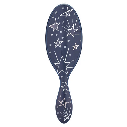 Wet Brush Kids Detangler Hair Brushes - Stars - Midi Detangling Brush With Ultra-Soft IntelliFlex Bristles Glide Through Tangles With Ease - Pain-Free Comb For All Hair Types