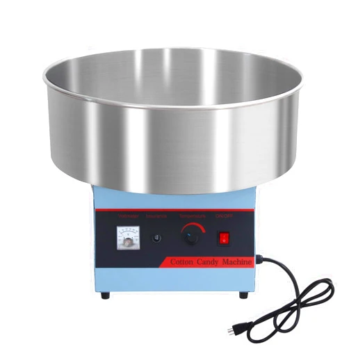 Hasopy Commercial Quality Cotton Candy Machine, Electric Floss Maker for Kids, with Stainless Steel Bowl, Home Party Carnival, Blue
