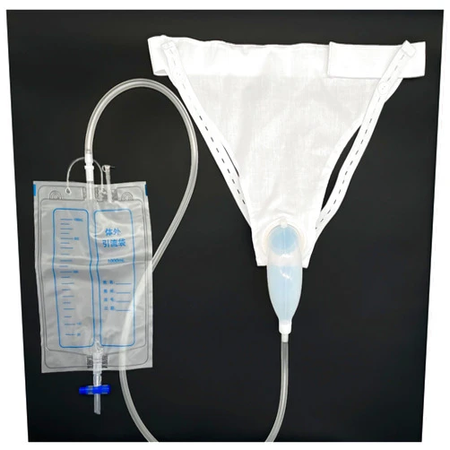 Wellgood Wearable Urine Collection Bags for Men – Portable 2000ml and 1000ml Drainage System, Silicone, Odorless, Reusable, Incontinence Relief