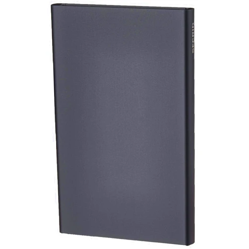 Secrid Reddot Award winning Card Protector in titanium color, Very Slim Credit Card Holder / wallet with RFID protection, with one click all 6 cards slide out gradually
