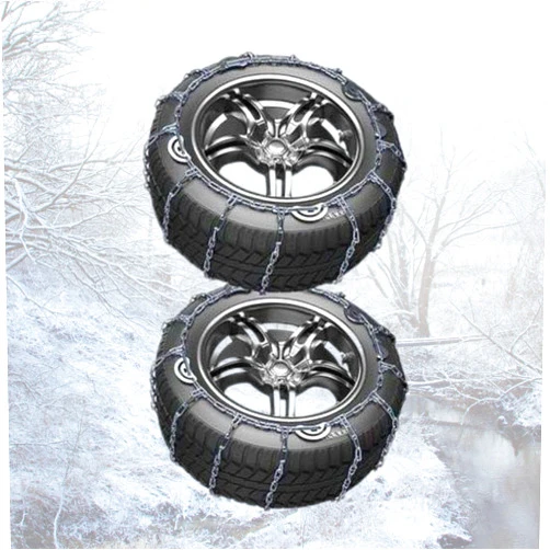 Fightingya 2pcs Car Tires Car Tire Chains, Tire Chains for Cars，Snow Chains for Cars, Snow Chains, Car Snow Chain, Road Tire Snow Chain 245/50R18 2pcs 255/40R19