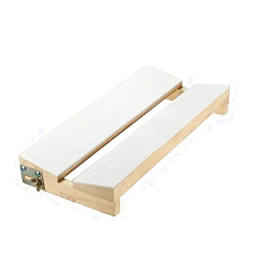 Bonlting Adjustable Insects Butterfly Spreading Board Mounting Solid Wood V Shape