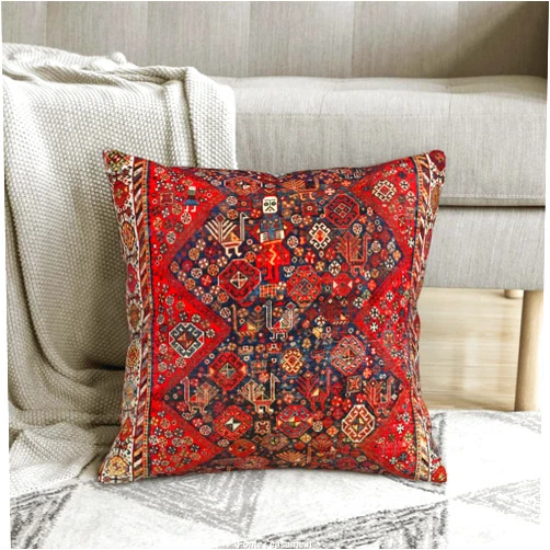 ZEWASIIL Southwest Nomad Rug Print 29 Throw Pillow Cover Soft Velvet Decorative Vintage Throw Pillowcases Cushion Case for Home Decor Living Room Bed Couch Sofa Car Outdoor 18