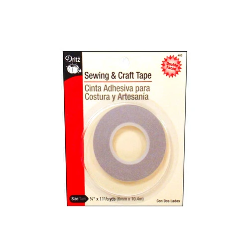 Dritz 402 Sewing and Crafting Tape, 6mm x 10.4m, 1/4-Inch X 11-1/3-Yards, Multicolor
