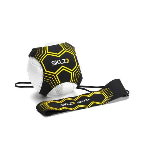 SKLZ Star-Kick Hands-Free Adjustable Solo Soccer Trainer - Fits Ball Sizes 3, 4, and 5