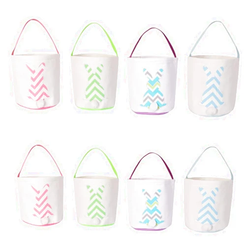 Generic 8 Pack Easter Rabbit Bags, Easter Bunny Bags, Easter Baskets Canvas Candy Bags, Gift Wrap Storage Bags, Gifts Candy Bags, Easter Egg Bags, Party Decorations (Rabbit-2)