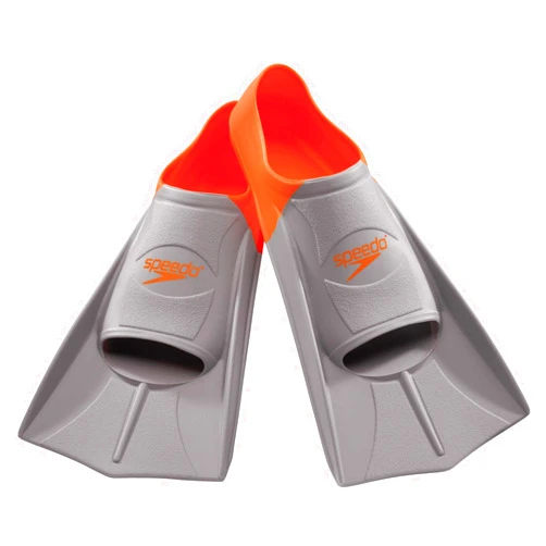 Speedo Unisex-Adult Swim Training Fins Rubber Short Blade