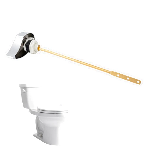 Hibbent Toilet Handle Replacement Compatible with TOTOTHU004-CP Trip Lvr for ST701, CST854, CST884,Side Mount Toilet Flush Handle, Flush Tank Lever, Chrome