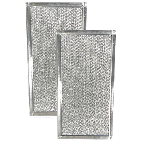 Air Filter Factory Replacement For 8206229A, 8206229, AP4299836, AF4319, EA1871362, 8206229ARP, 1266638, PS1871362 Whirlpool 5.87 x 10.62 x 0.09 Inch Microwave Oven Filter Aluminum Vent Filter 2-Pack