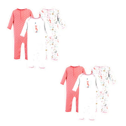 Hudson Baby Unisex Baby Cotton Coveralls Multi-pack