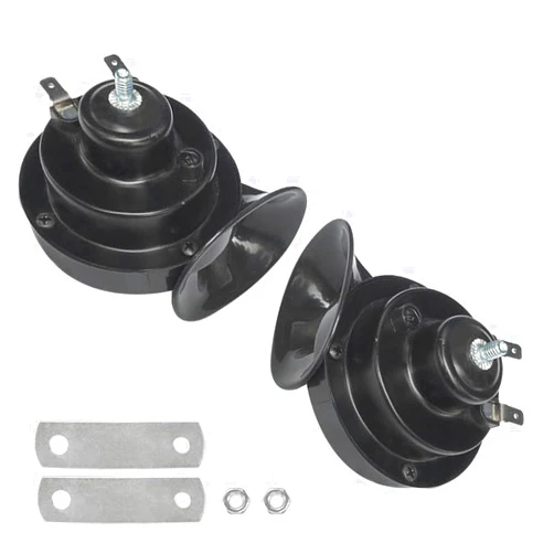 LXTICVV 2 Pcs Motorcycle Electric Horns for Ducati 959 Panigale Corse, Super Loud Durable Horn Kit 12v Electric Snail Double Horn Universal For Car Motorcycle Truck