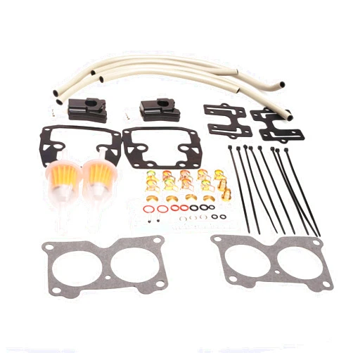 PAB New Carburetor Repair Kit for 439076 18-7046 Johnson Evinrude Twin V4 85 90 100 115 125 140HP V6 Crossflow