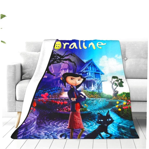 SEVSO Halloween Blanket Flannel Air Conditioning Blanket Soft Lightweight Warm Throw Blankets for Couch Bed Sofa Travel Gift (50