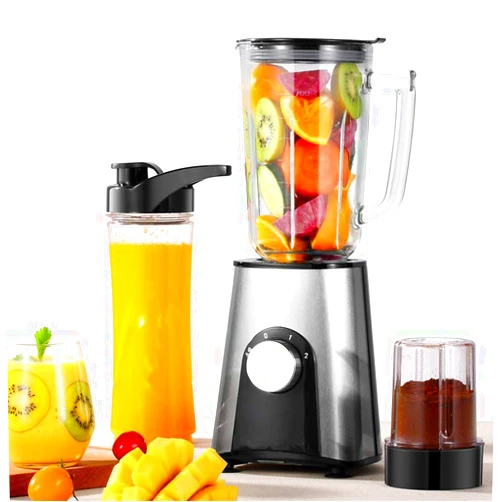 DBM-CXG 300W 3 in 1 Multifunctional Blender | Stainless Steel Blades, 2 Speed Control with Pulse | 1.5L Jar, Overheat Protection| Ice Crusher, Chopper, Coffee Grinder & Smoothie Maker
