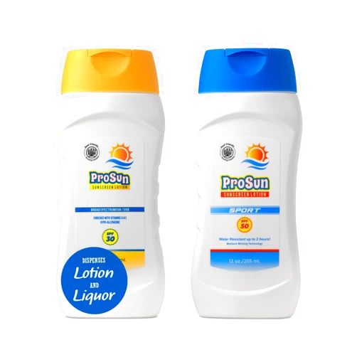 Smuggle Mug Hidden Sunscreen Flask By Smuggle Mug | Dispenses Sunblock | Disguised Container for Liquor | Secret Bottle to Hide Booze | Cruise Travel Containers | Flasks For Smuggling Rum Or Beverages
