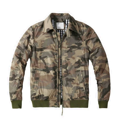 OstriA Spring Windbreaker Men Casual Zipper Bomber Jacket Vintage Lapel Windcheater Loose Thin Coat Army Top