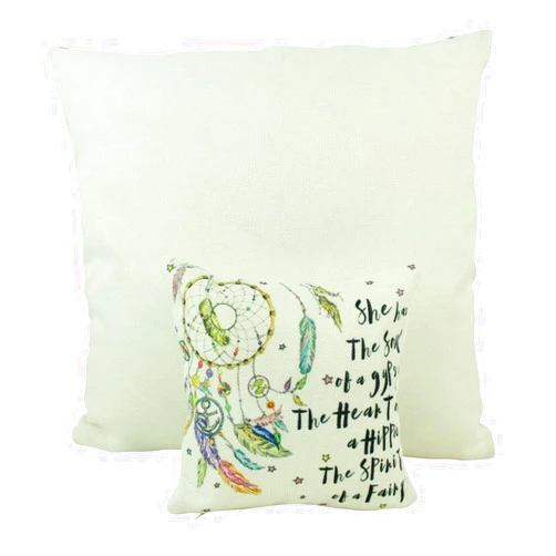 UniikStuff Mini: Dream Catcher | Pillow Cover | Throw Pillow | Boho Pillow | Home Decor | Spirit of Fairy | Soul of a Gypsy | Heart of a Hippie | 8 x 8