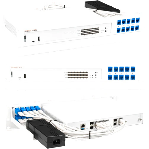 R RACKMOUNT·IT Sophos Home Firewall Rack Mount - 1.3U Server Rack Shelf with Easy Access Front Network Connections, Properly Vented, Customized 19 Inch Rack - RM-SR-T12 by Rackmount.IT