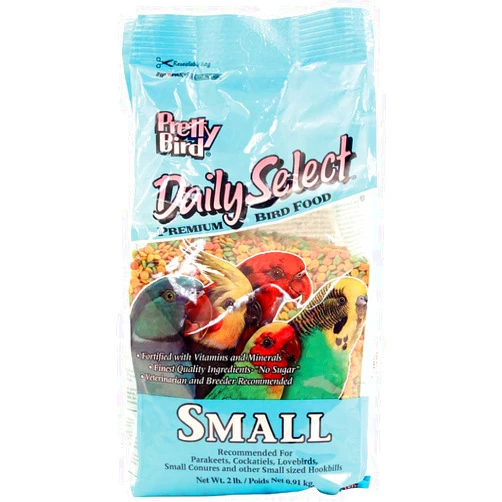 Pretty Bird Daily Select Premium Food for Small Birds (2 lbs.)