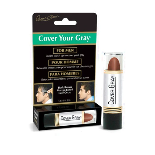 Cover Your Gray for Men Hair Color Touch-Up Stick - Dark Brown