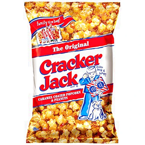 Cracker Jack Original Caramel Coated Popcorn and Peanuts, 8.5 Ounce (Pack of 9)