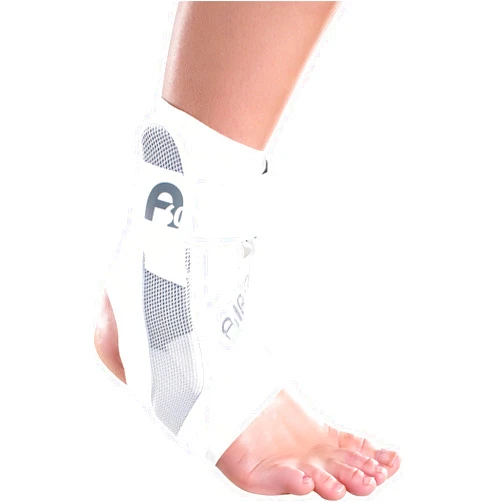 Aircast A60 Ankle Support Brace, Right Foot, White, Medium (Shoe Size: Men's 7.5-11.5 / Women's 9-13) White (Right Foot) Medium