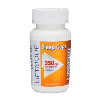 LiftMode Nighttime Sleep Aid Capsules - Melatonin, Oleamide, Vitamin C, L-THP (Yan Hu SUO) - Vegetarian, Vegan, Non-GMO, Gluten Free - 120 Count 120 Count (Pack of 1)